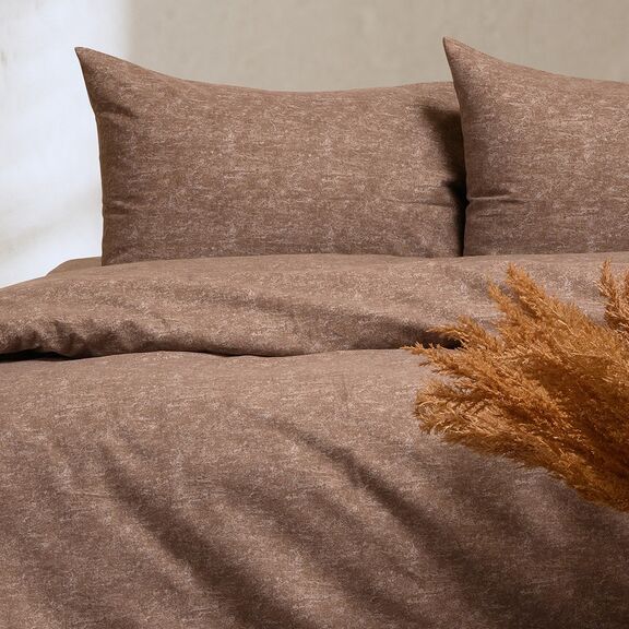 Σεντονι (Σετ 2 Τεμ.) 120χ200+30 Hope Mocca Winter Line Mini(λ) 120x200+30