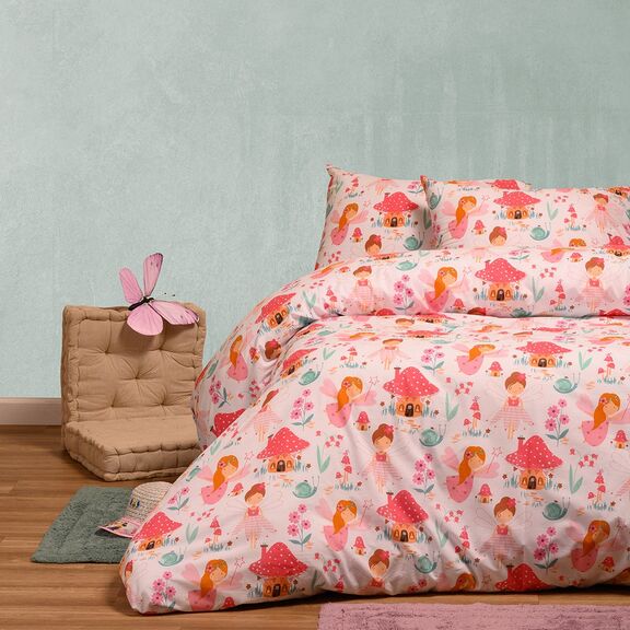 Σετ Σεντονια Μονα (λ) Magic Pink Kids Line (100χ200+32)(λ) 170x270 (λ)