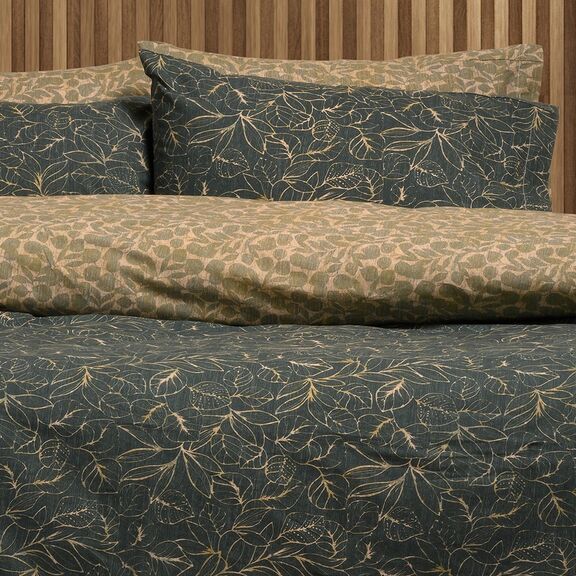 Σετ Μαξιλαροθηκες (π) Wang Petrol Casual Line (50x70) 50x70
