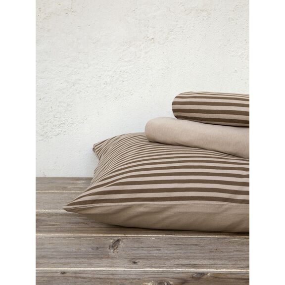 Σετ Σεντόνια Υπέρδιπλα με Λάστιχο - Suave Brown Nima Home 160x200+30