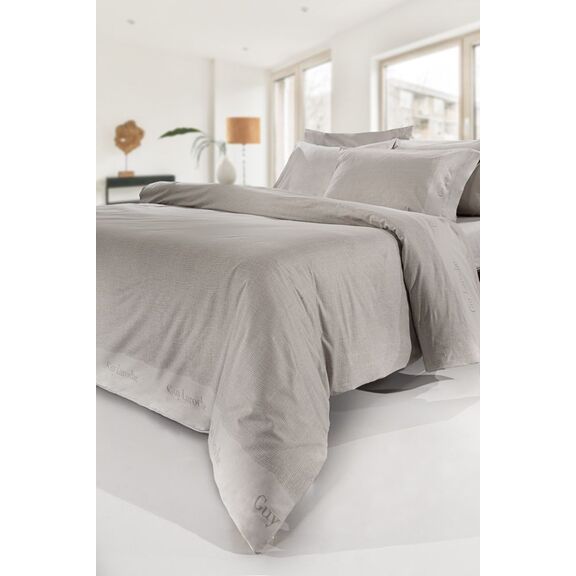Σετ Σεντόνια 3τμχ. Novel Sand 165x265 guy Laroche  100% Cotton Percale