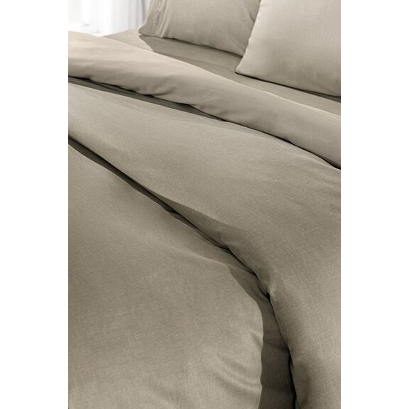 Σεντόνι Color Plus Taupe με Λάστιχο 180x200+42 guy Laroche  100% Cotton Percale