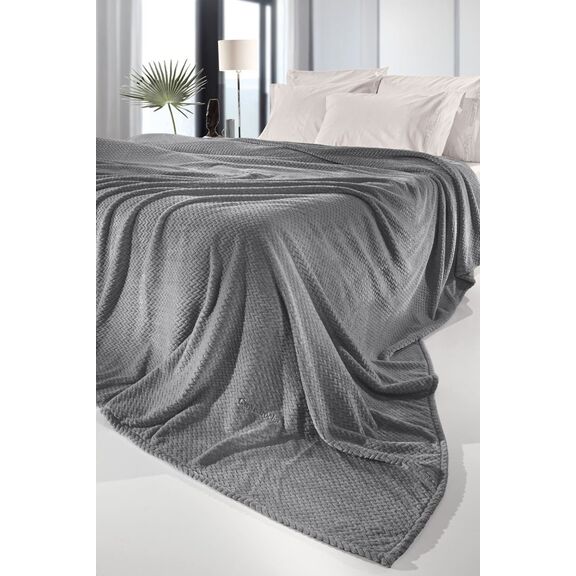 Σετ 2τμχ Κουβέρτα Rombus Carbon 220x240 guy Laroche  100% Pol. - Microfiber