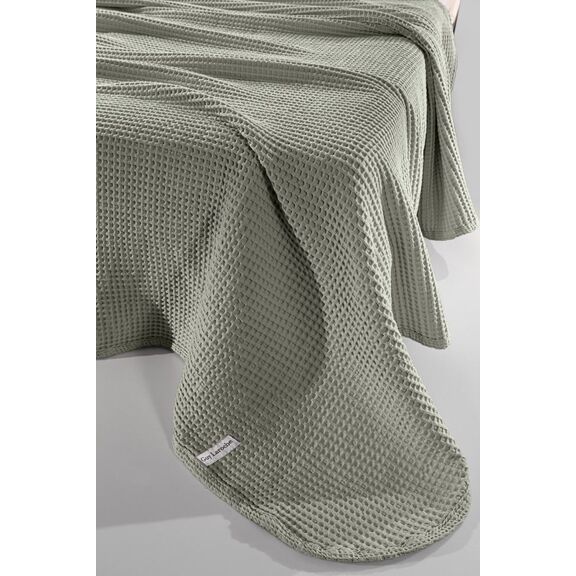 Κουβέρτα Eternity Olive 230x240 guy Laroche  100% Cotton Stonewashed