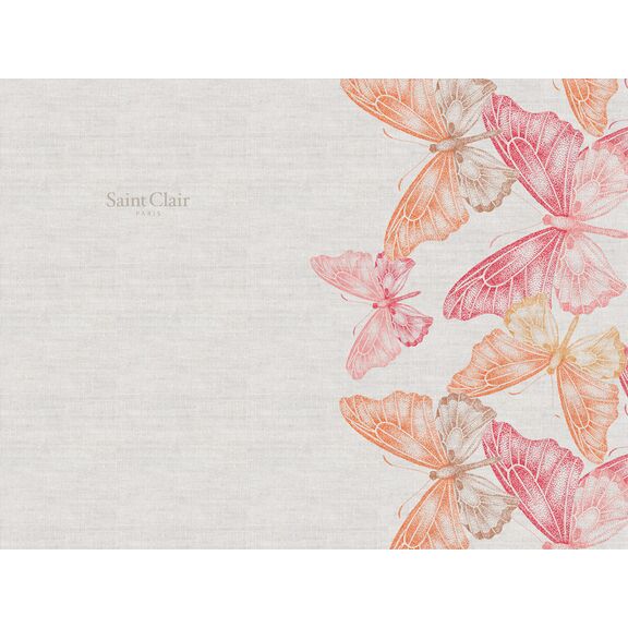 Σουπλά 3038 Coral 45x33 Saint Clair  100% Πολυεστέρας