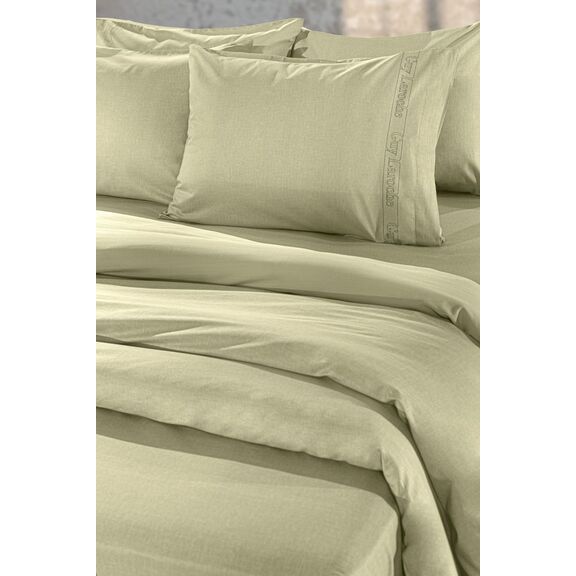 Σεντόνι Color Plus Olive 270x280 guy Laroche  100% Cotton Percale