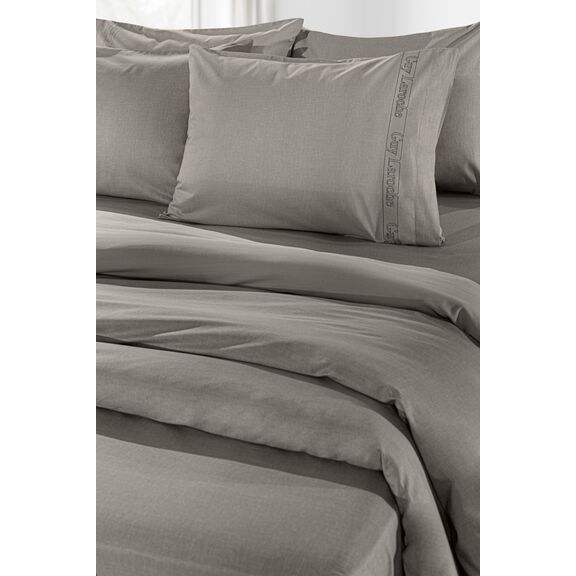 Σεντόνι Color Plus Dark Wenge με Λάστιχο 100x200+32 guy Laroche  100% Cotton Percale
