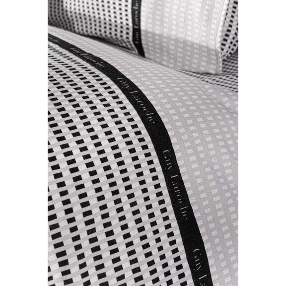 Σετ 3τμχ Σεντόνια Parma Grey Flannel 170x265 guy Laroche  100% Cotton Flannel