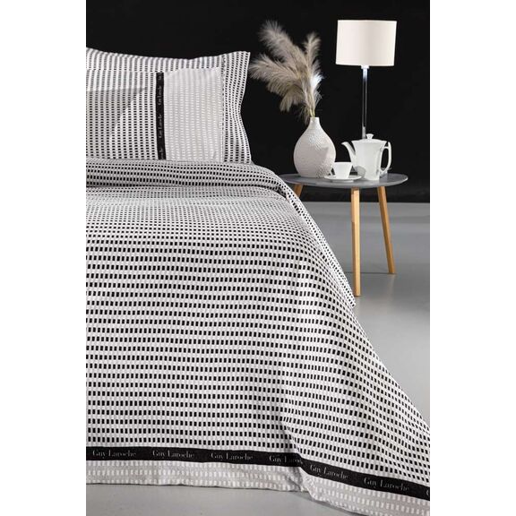 Σετ 3τμχ Σεντόνια Parma Grey Flannel με Λάστιχο 100x200+32 guy Laroche  100% Cotton Flannel