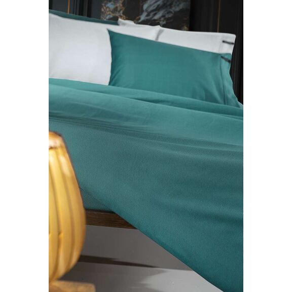 Σεντόνι Minimal Petrol με Λάστιχο 180x200+35 guy Laroche  100% Cotton Satin
