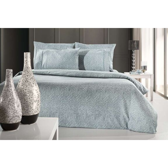 Σετ 3τμχ Παπλωματοθήκη ava Cement Flannel 225x245 guy Laroche  100% Cotton Flannel