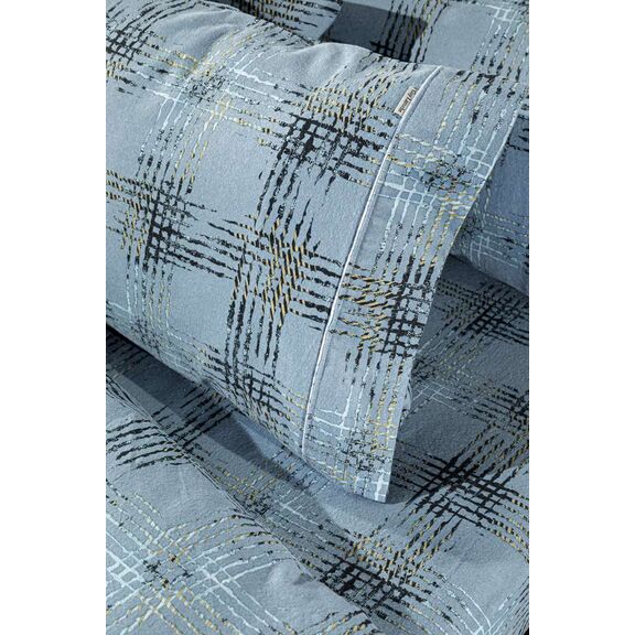 Σετ 3τμχ Παπλωματοθήκη Mezzo raf Flannel 225x245 guy Laroche  100% Cotton Flannel