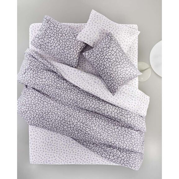 Σετ Παπλωματοθήκη 3τμχ. Frida Lavender 225x245 guy Laroche  100% Cotton Percale