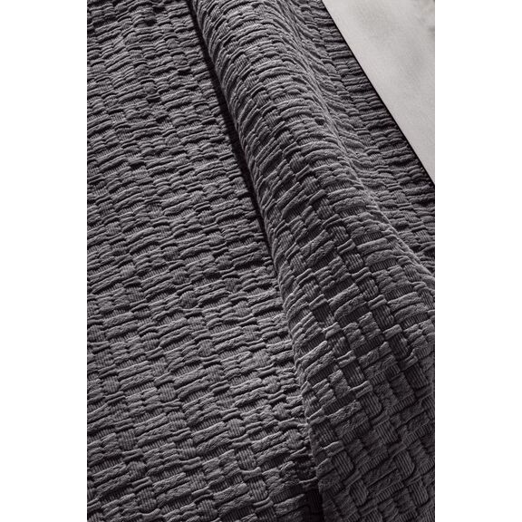 Κουβέρτα Nikki Anthracite 240x260 guy Laroche  100% Stonewashed Cotton