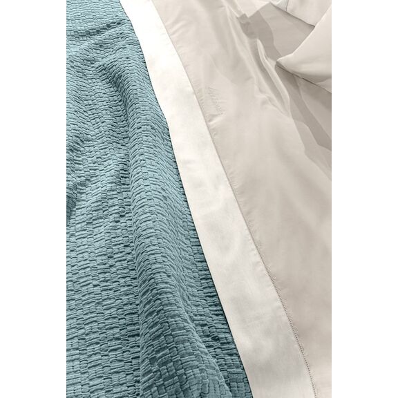 Κουβέρτα Nikki Petrol 240x260 guy Laroche  100% Stonewashed Cotton