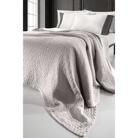 Κουβέρτα Nikki Platinum 240x260 guy Laroche  100% Stonewashed Cotton