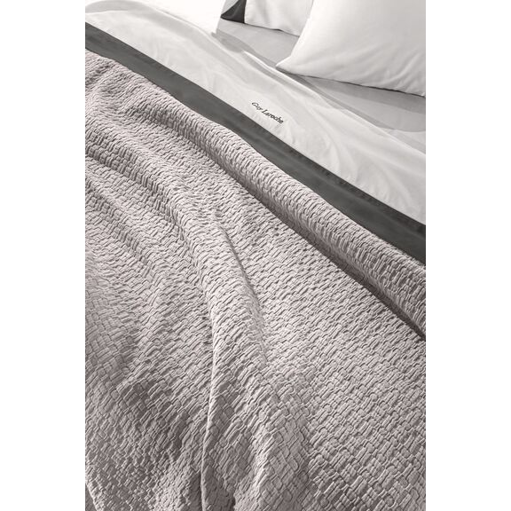 Κουβέρτα Nikki Platinum 240x260 guy Laroche  100% Stonewashed Cotton