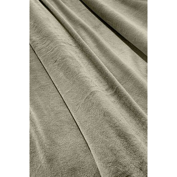 Σετ 2τμχ Κουβέρτα Velvet Khaki 250x240 guy Laroche  100% Flannel