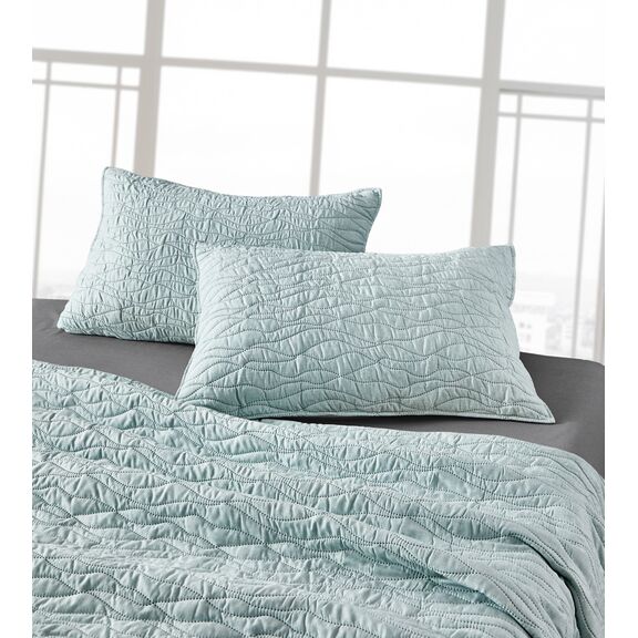 Σετ 2τμχ Κουβερλί Shadow Mint 160x220 guy Laroche  100% Fine Microfiber