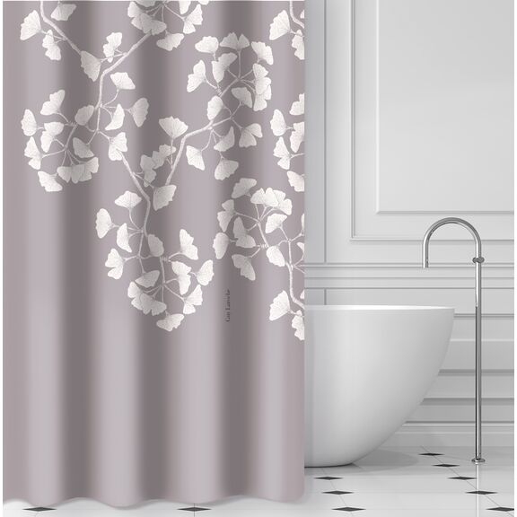 Κουρτίνα Μπάνιου Lavina Violet 180x185 guy Laroche  100% Polyester, Water Repellant