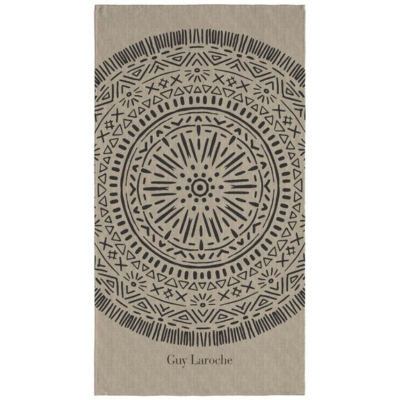 Πετσέτα Θαλάσσης Velour Printed 2403/01 100x175 guy Laroche  50%cotton-50%polyester