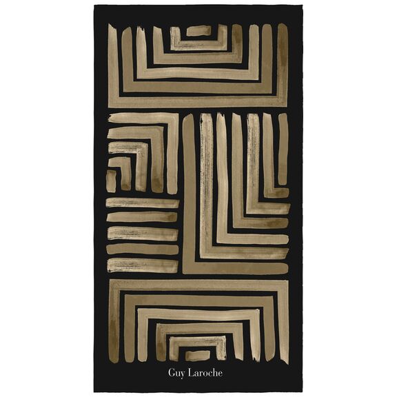 Πετσέτα Θαλάσσης Velour Printed 2404/02 100x175 guy Laroche  50%cotton-50%polyester