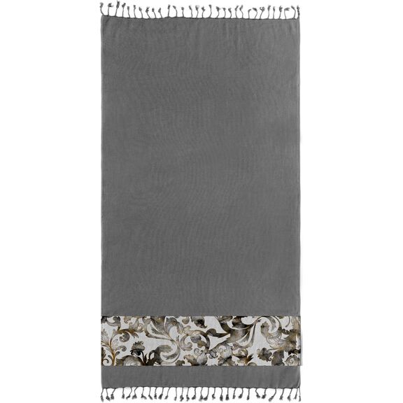 Πετσέτα Θαλάσσης - Παρεό Pestemal 20 Anthracite 90x170 guy Laroche  100% Cotton
