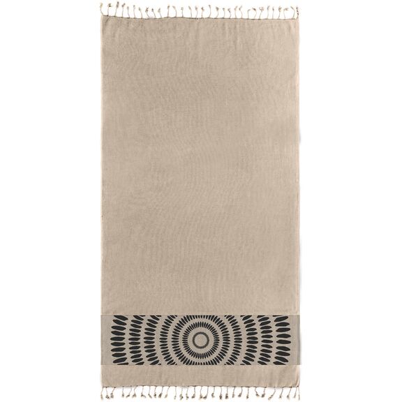 Πετσέτα Θαλάσσης - Παρεό Pestemal 21 Beige 90x170 guy Laroche  100% Cotton