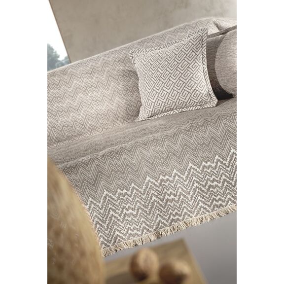 Ριχτάρι Marvin Natural Διθέσιου Καναπέ 180x250 guy Laroche  37% Cotton-21%polyester-42% Acrylic