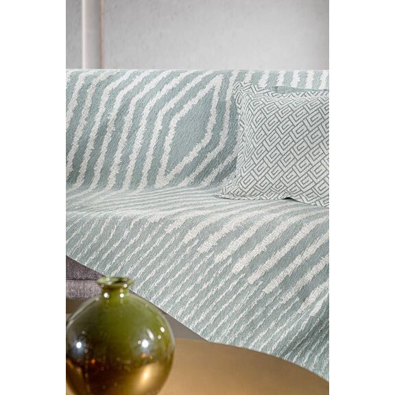 Ριχτάρι Norton Ocean Πολυθρόνας 180χ150 guy Laroche  37% Cotton-21% Polyester-42% Acrylic