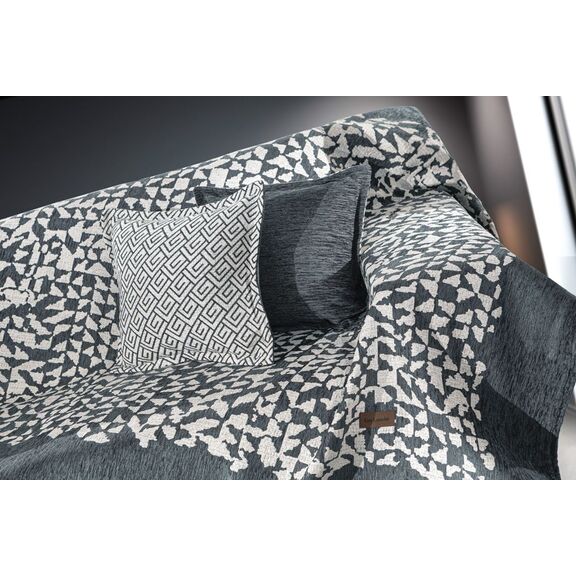 Ριxτάρι Duomo Anthracite Διθέσιου Καναπέ 180x250 guy Laroche  37% Cotton-21% Polyester-42% Acrylic