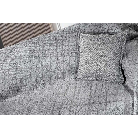 Ριχτάρι Monte Grey 2θέσιος 180χ250 guy Laroche  37% Cotton-21%polyester-42% Acrylic