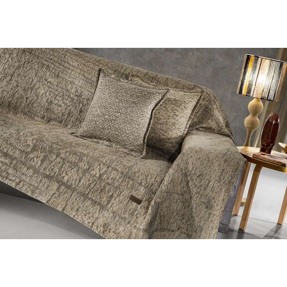 Ριχτάρι Monte Natural 2θέσιος 180χ250 guy Laroche  37% Cotton-21%polyester-42% Acrylic