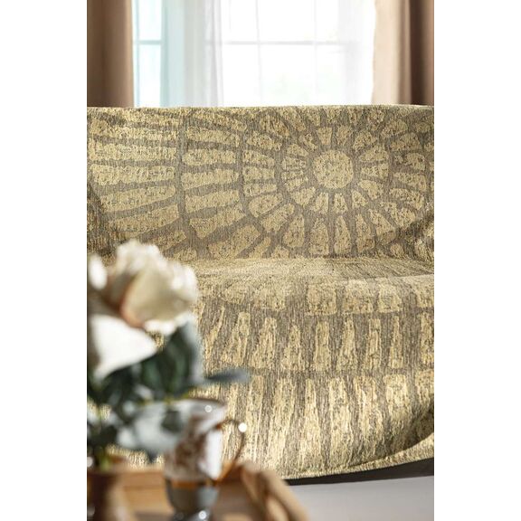 Ριχτάρι Siren Golden 3θέσιος 180χ300 guy Laroche  37% Cotton-21%polyester-42% Acrylic