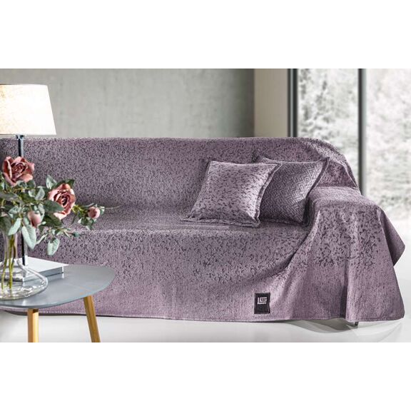Ριχτάρι Καναπέ Matis Purple (Τετραθέσιος) 180x350 guy Laroche  37% Cotton-21%polyester-42% Acrylic