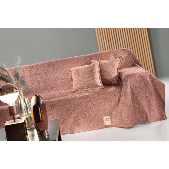 Ριχτάρι Καναπέ Matis Salmon (Πολυθρόνας) 180x150 guy Laroche  37% Cotton-21%polyester-42% Acrylic