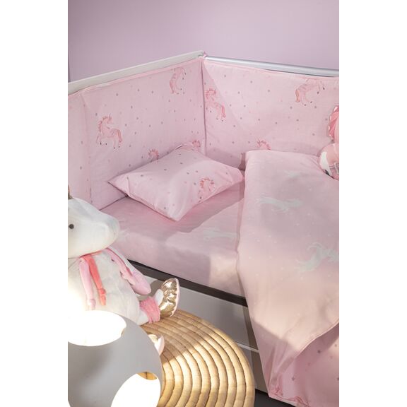 Σετ 3τμχ. Βρεφικά Σεντόνια Pinto Pinky Saint Clair  100% Cotton