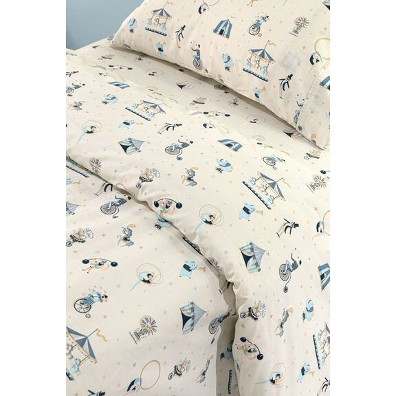 Σετ 3τμχ. Παιδικά Σεντόνια Enjoy sky Saint Clair  100% Cotton