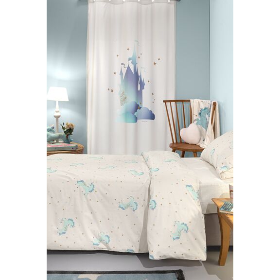 Σετ 3τμχ. Παιδικά Σεντόνια Pinto Aqua Saint Clair  100% Cotton