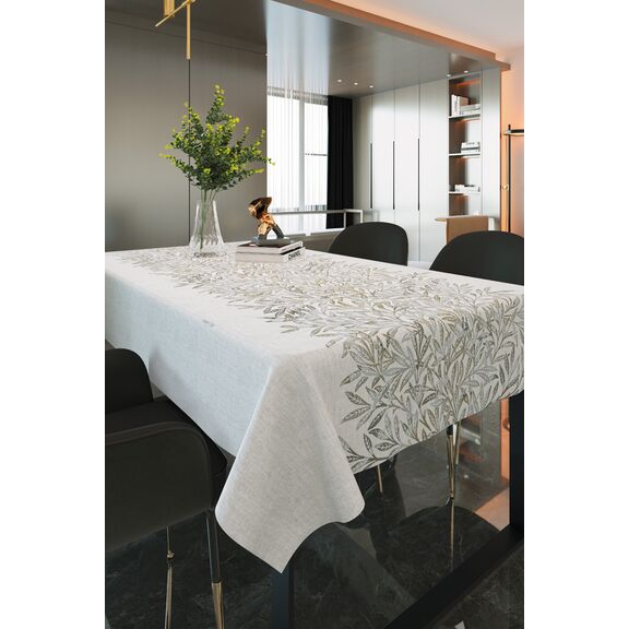 Τραπεζομάντηλο 1042 Grey Blue 145x180 Saint Clair  100% Polyester