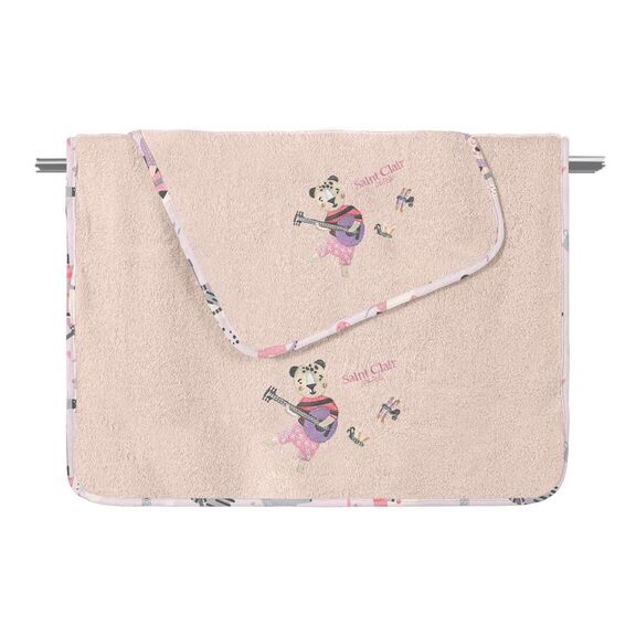 Σετ 2τμχ. Βρεφικές Πετσέτες Jazz Lilac Saint Clair  100% Cotton