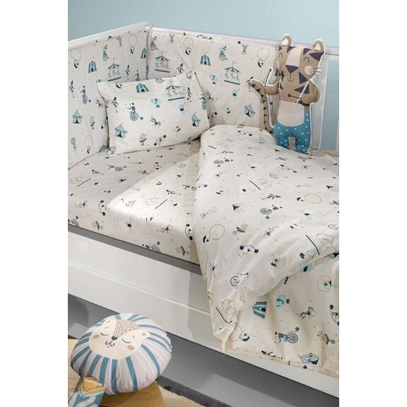Σετ 3τμχ Βρεφική Προίκα Enjoy sky Saint Clair  100% Cotton