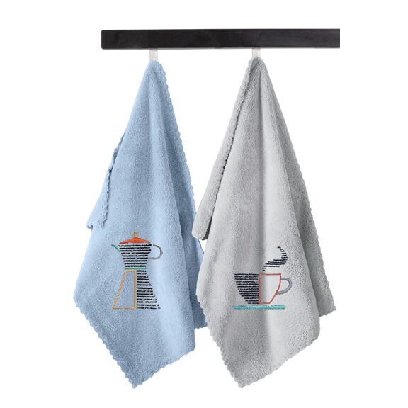 Πετσέτες Κουζίνας Gourmet Kitchen set 21 guy Laroche  100% Fine Microfiber