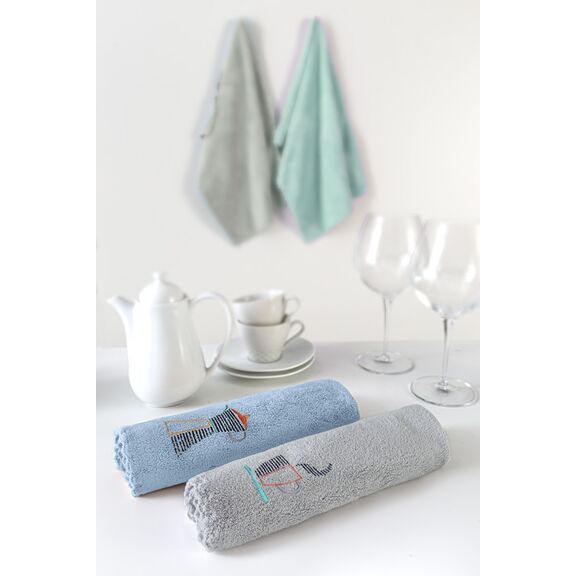 Πετσέτες Κουζίνας Gourmet Kitchen set 21 guy Laroche  100% Fine Microfiber