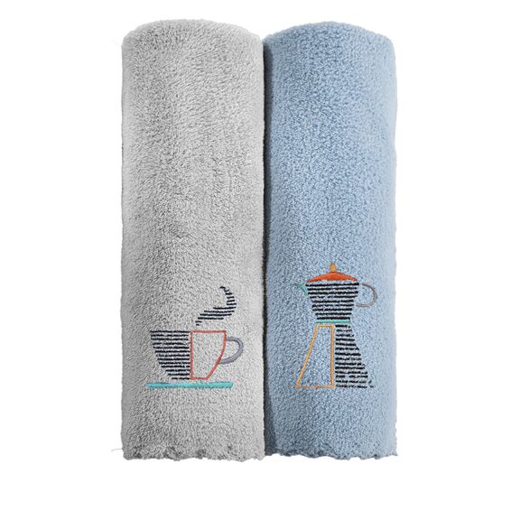 Πετσέτες Κουζίνας Gourmet Kitchen set 21 guy Laroche  100% Fine Microfiber