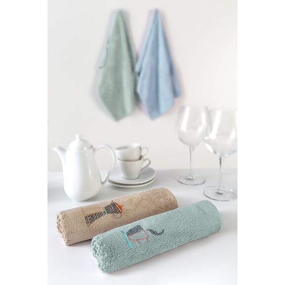 Πετσέτες Κουζίνας Gourmet Kitchen set 22 guy Laroche  100% Fine Microfiber