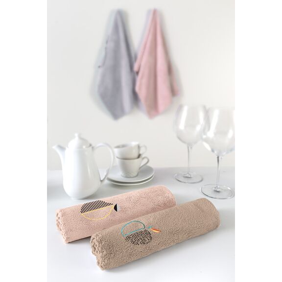 Πετσέτες Κουζίνας Gourmet Kitchen set 24 guy Laroche  100% Fine Microfiber