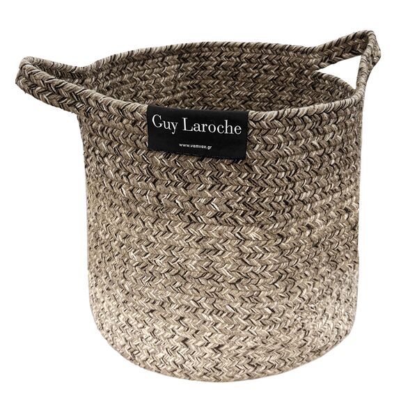 Καλάθι Jute Shades Wenge 30x30x30 guy Laroche  100% Cotton