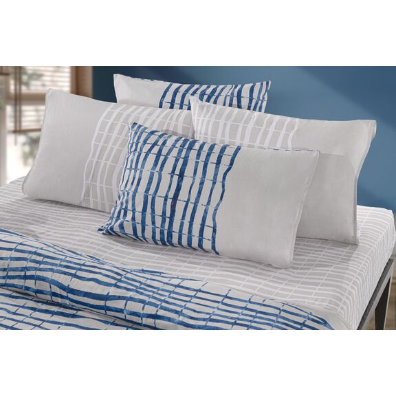 Σετ 3τμχ Σεντόνια Azzam Denim 165x265 guy Laroche  100% Cotton Percale