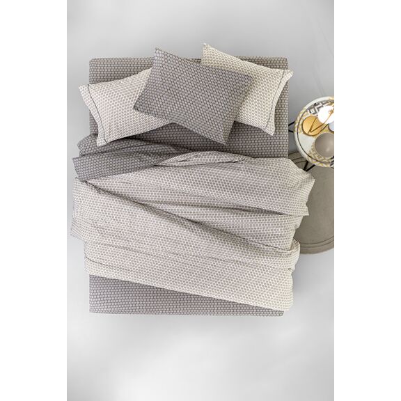 Σετ 3τμχ Σεντόνια Vesta Natural 100x200+32 guy Laroche  100% Cotton Percale